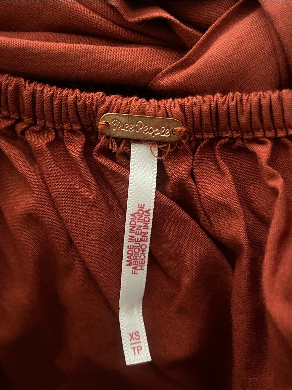 Free People Fez Cropped Top In Spiced Sunblush, XS - Picture 8 of 10